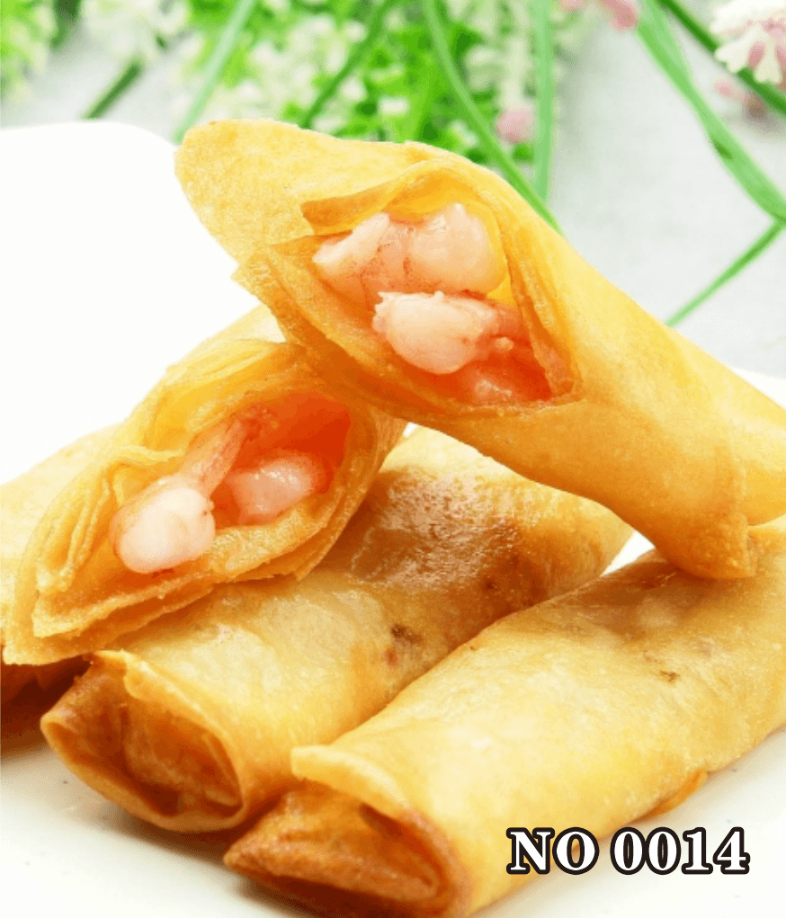 虾仁春卷